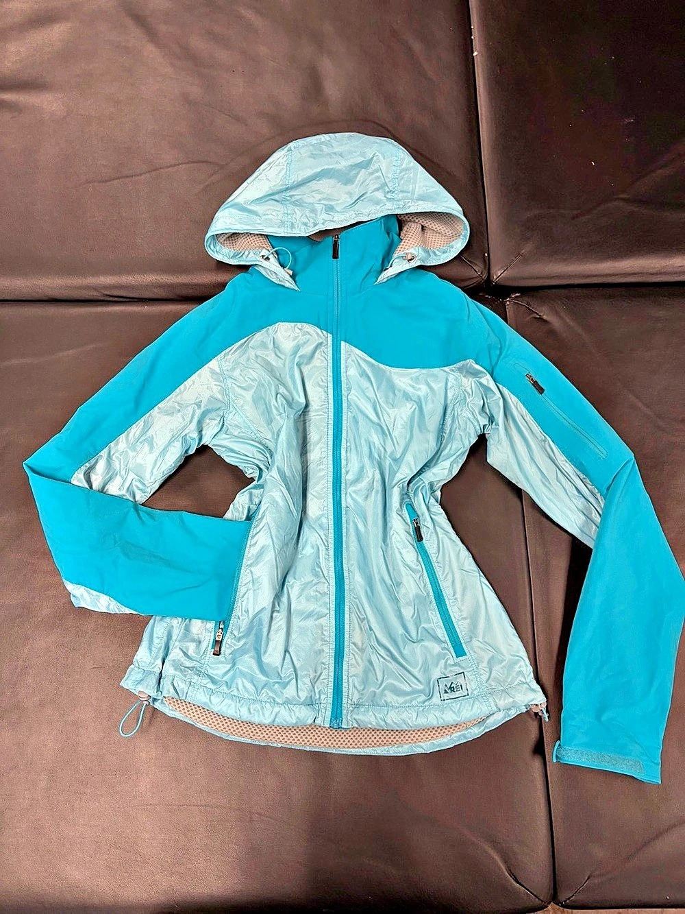REI Women's Hooded Ski Jacket Blue Size XS